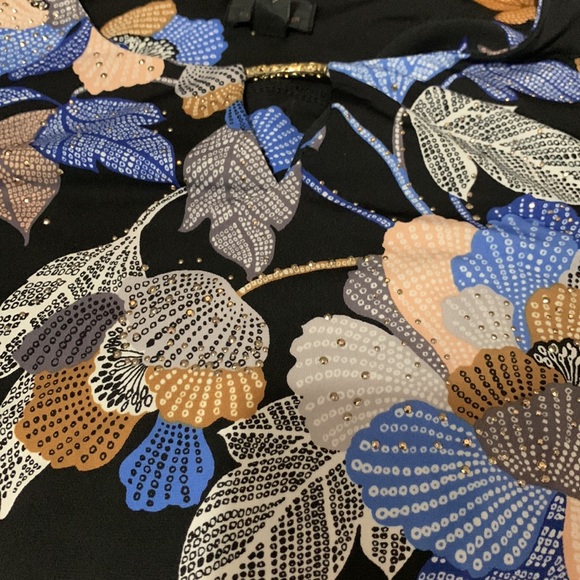 JM Collection Embellished Bell-Sleeve Dress - Picture 7 of 13